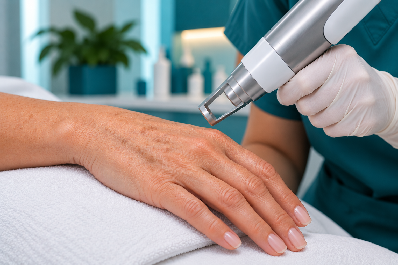 Pico laser treating pigmentation at Cleanse Aesthetics