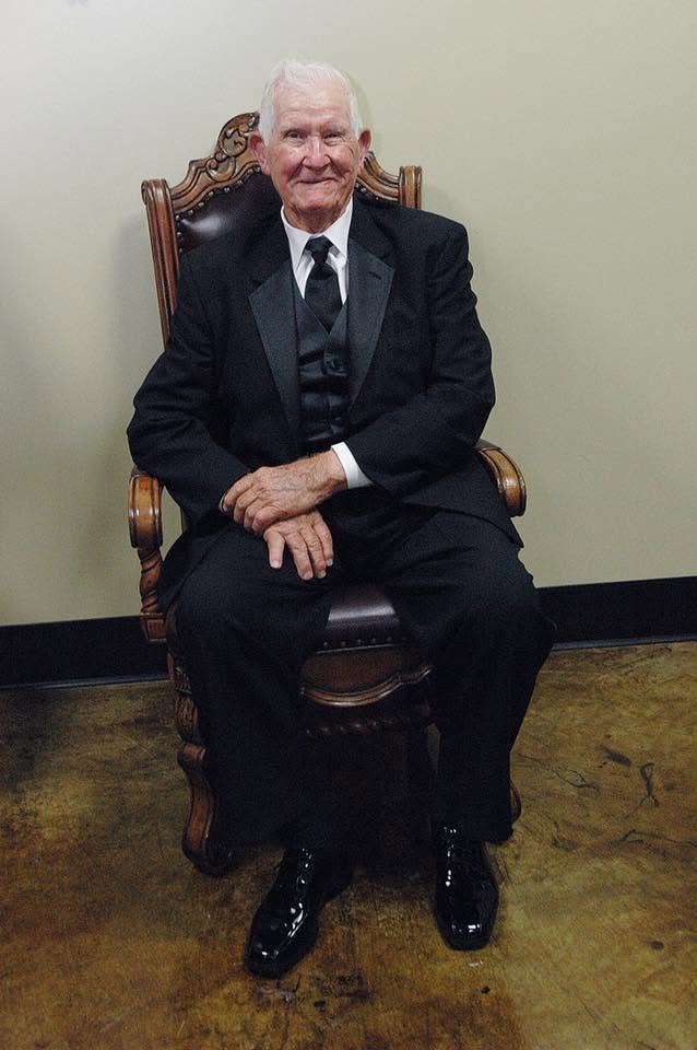 Bob Crowell, the Crowell family patriarch, in a formal portrait