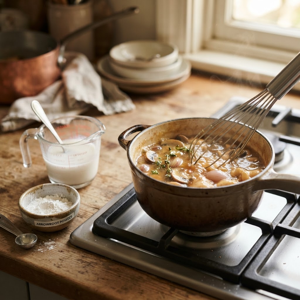 The Home Cook’s Guide to Arrowroot Powder: Mastering Slurry-to-Heat Ratios for Glossy, Freeze-Stable Sauces and Thickeners