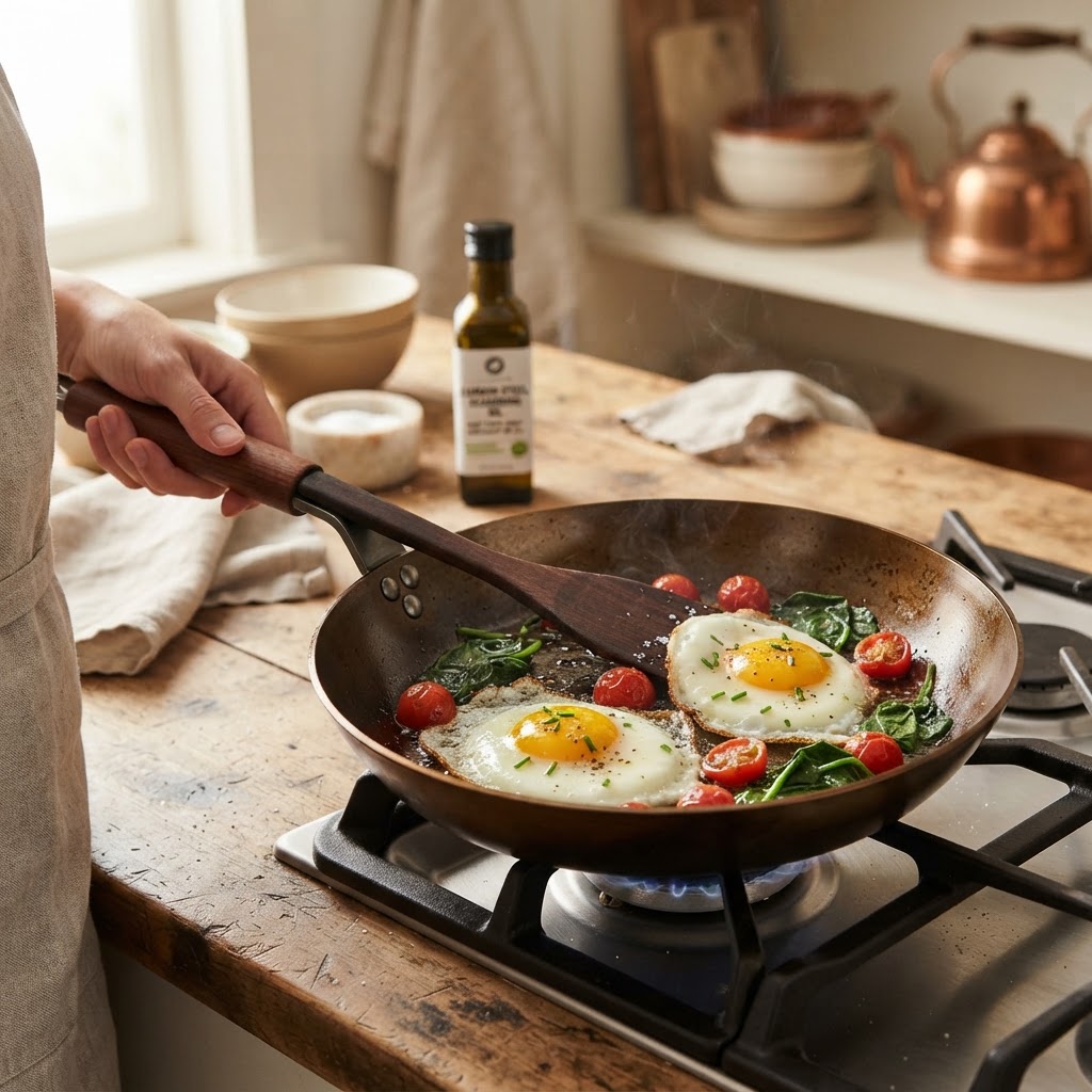 The Home Cook’s Guide to Carbon Steel Maintenance: Mastering Seasoning, Cleaning, and Restoration for a Lifetime of Non-Stick Performance