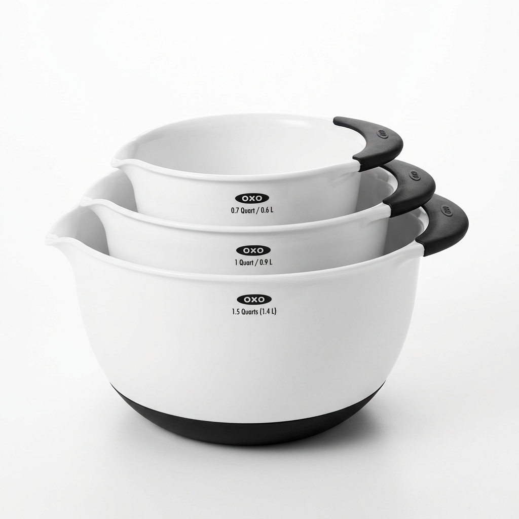 OXO 3-Piece Non-Slip Mixing Bowl Set