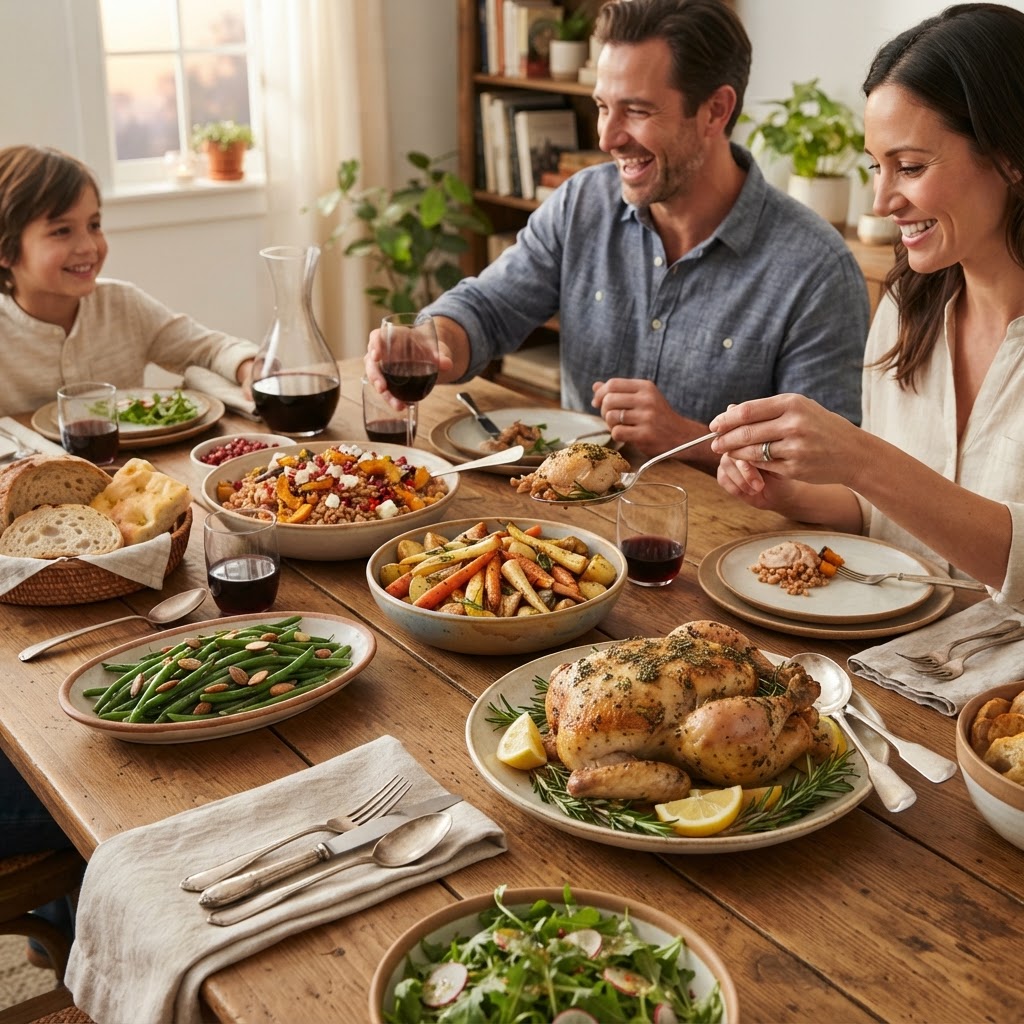 The Art of the "Family-Style" Spread: How to Balance Serving Temperatures and Timing for Stress-Free Hosting