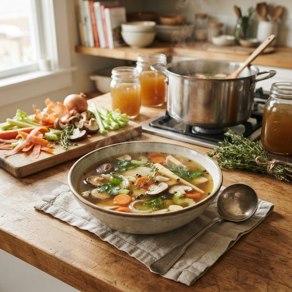 The Healthy Home Cook’s Guide to "Flavor-Infused Broths": Mastering Zero-Waste Vegetable Scrap Stocks for Nutrient-Dense Bases