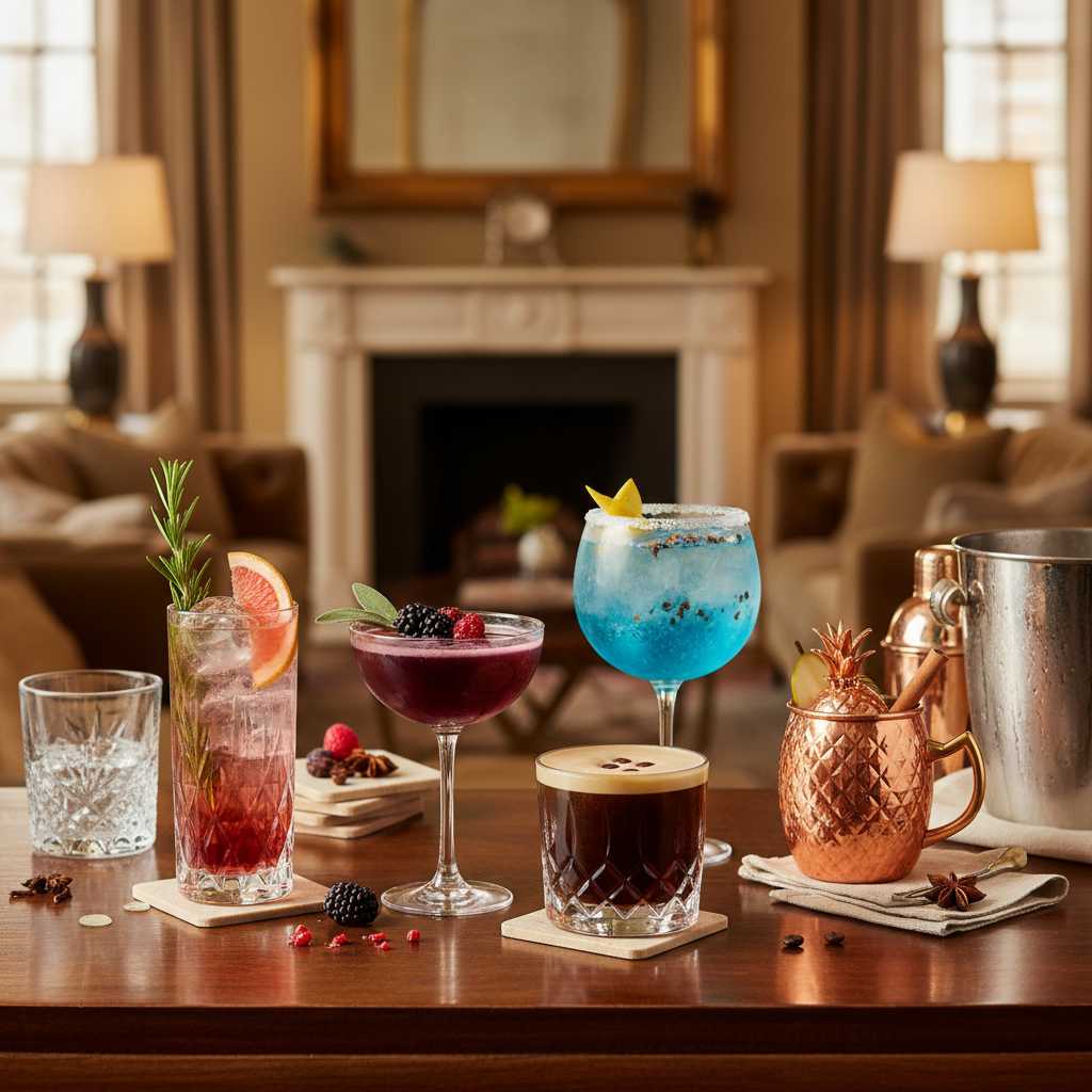 Chic Cocktail Soirée: 5 Aesthetic Drink Recipes and Suggestions to Impress Your Guests