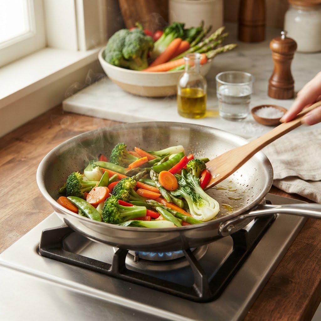 The Healthy Home Cook’s Guide to "Steam-Sautéing": Mastering Water-to-Fat Ratios for Crispy, Low-Oil Vegetables