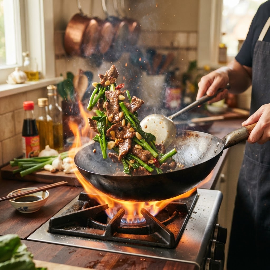 The Home Cook’s Guide to Cantonese Stir-Frying: Mastering Wok Hei for Restaurant-Quality Aromatics at Home