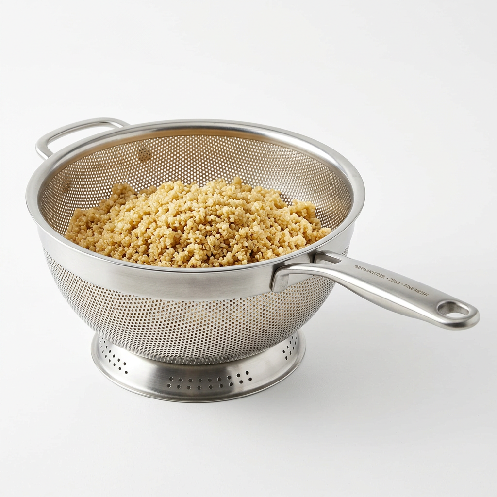 Colander Fine-Hole German Stainless 22cm