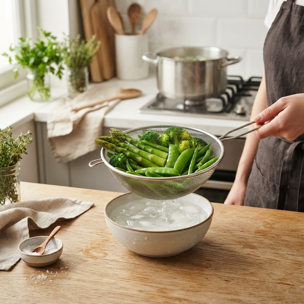 The Healthy Home Cook’s Guide to "Nutrient-Lock" Blanching: Mastering Flash-Cooking Techniques to Maximize Color, Crunch, and Vitamins