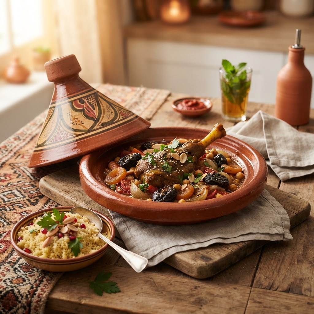 The Home Cook’s Guide to Mediterranean Tagines: Mastering Slow-Cooked Aromatics and Fruit-Meat Pairings for Tender, North African Stews