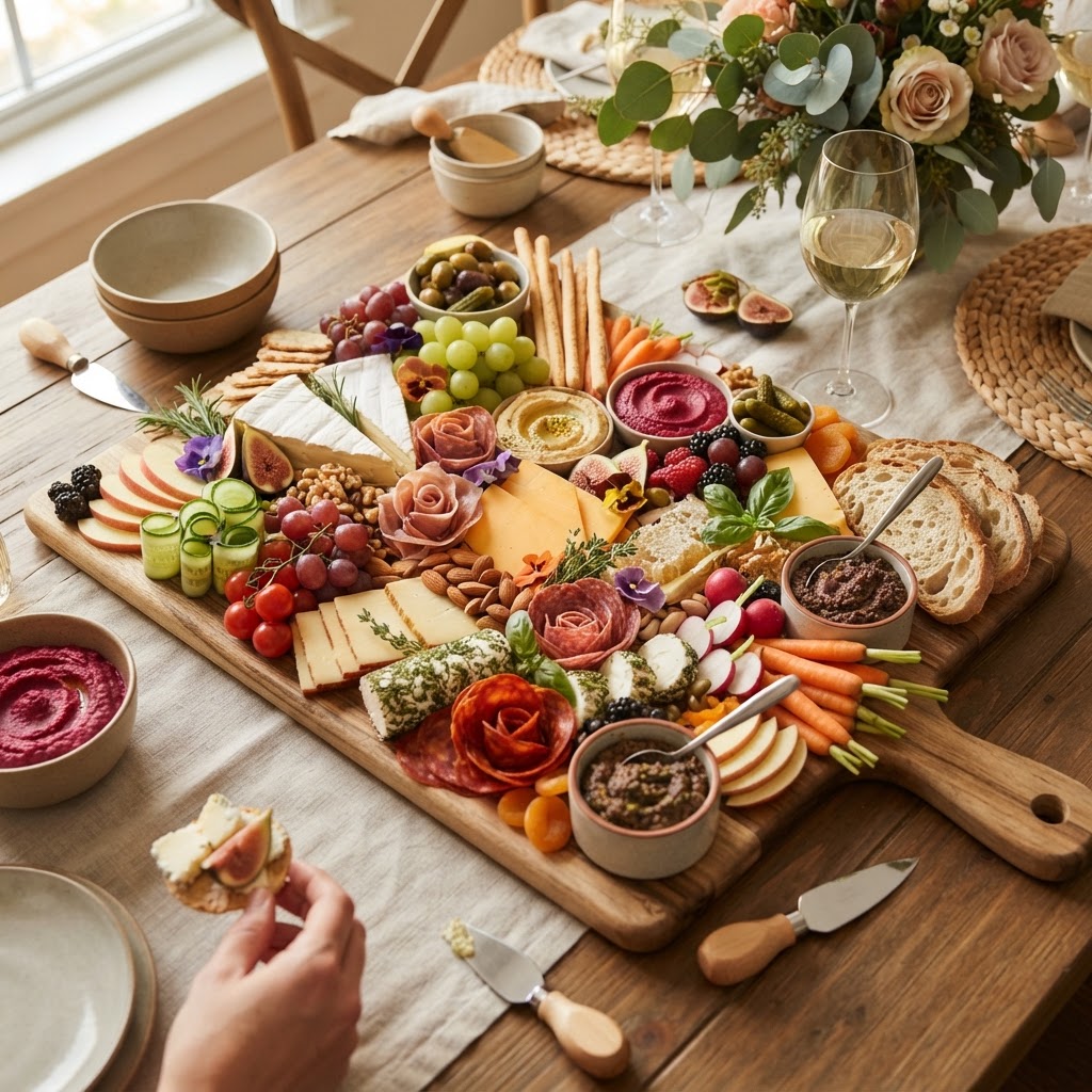 The Art of the Grazing Board: How to Balance Textures, Flavors, and Aesthetics for Effortless Hosting
