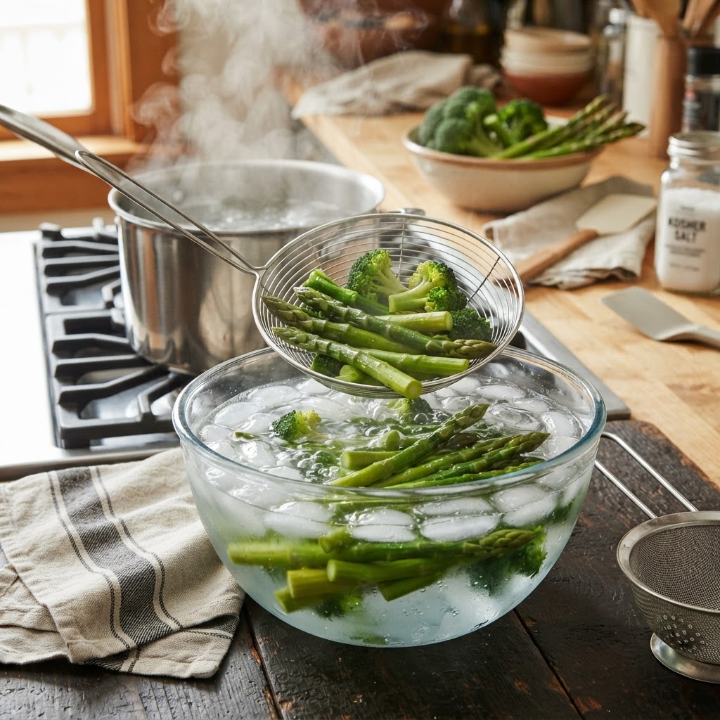 The Home Cook’s Guide to Thermal Processing: Mastering Par-Boiling and Shocking Techniques for Perfectly Al Dente Vegetables and Pastas
