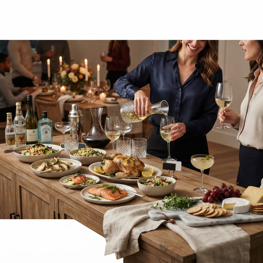 The Art of the "Drink-Pairing" Buffet: Mastering Component Ratios and Glassware Pacing for Elegant, Self-Serve Dinner Party Hosting