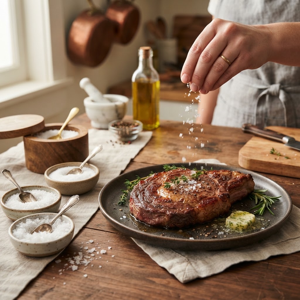 The Home Cook’s Guide to Salt: Understanding Grain Sizes, Timing, and How to Season for Perfect Flavor