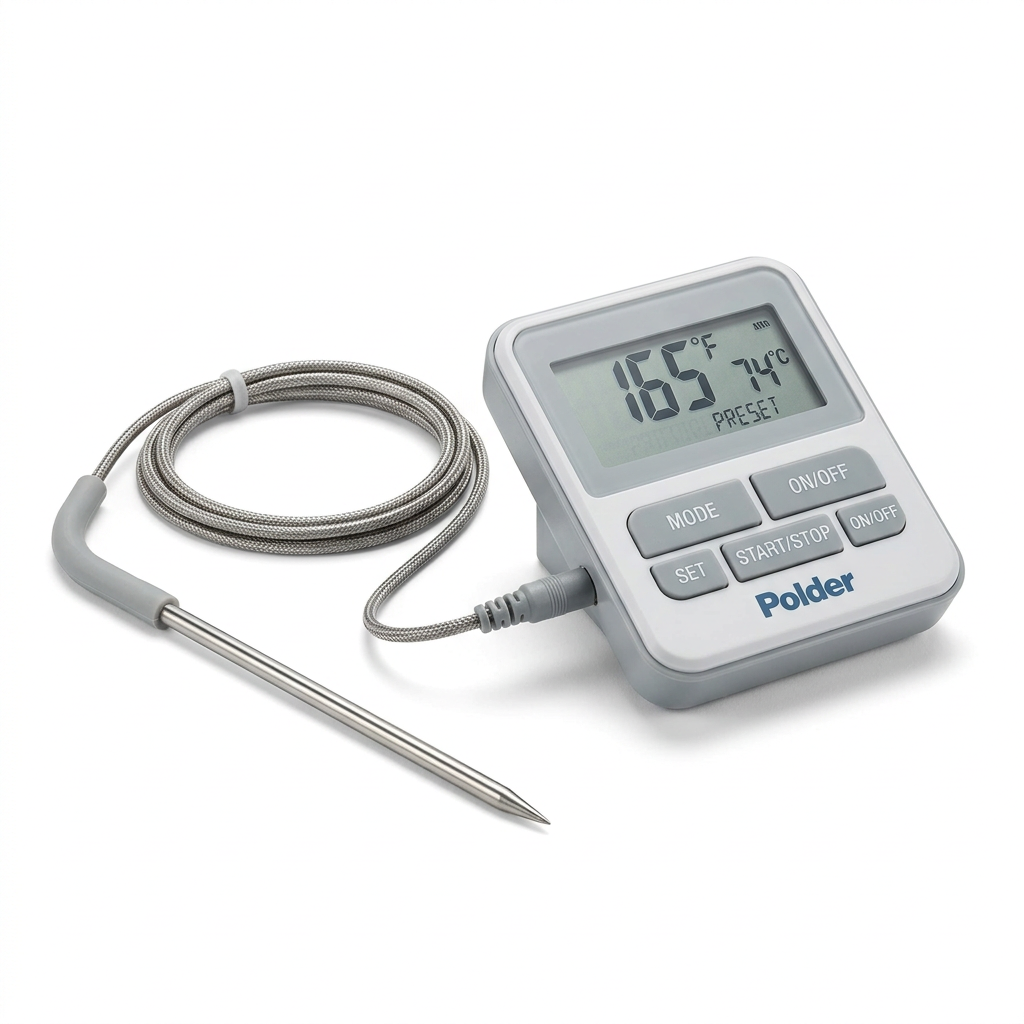 Polder Digital In-Oven Probe Thermometer