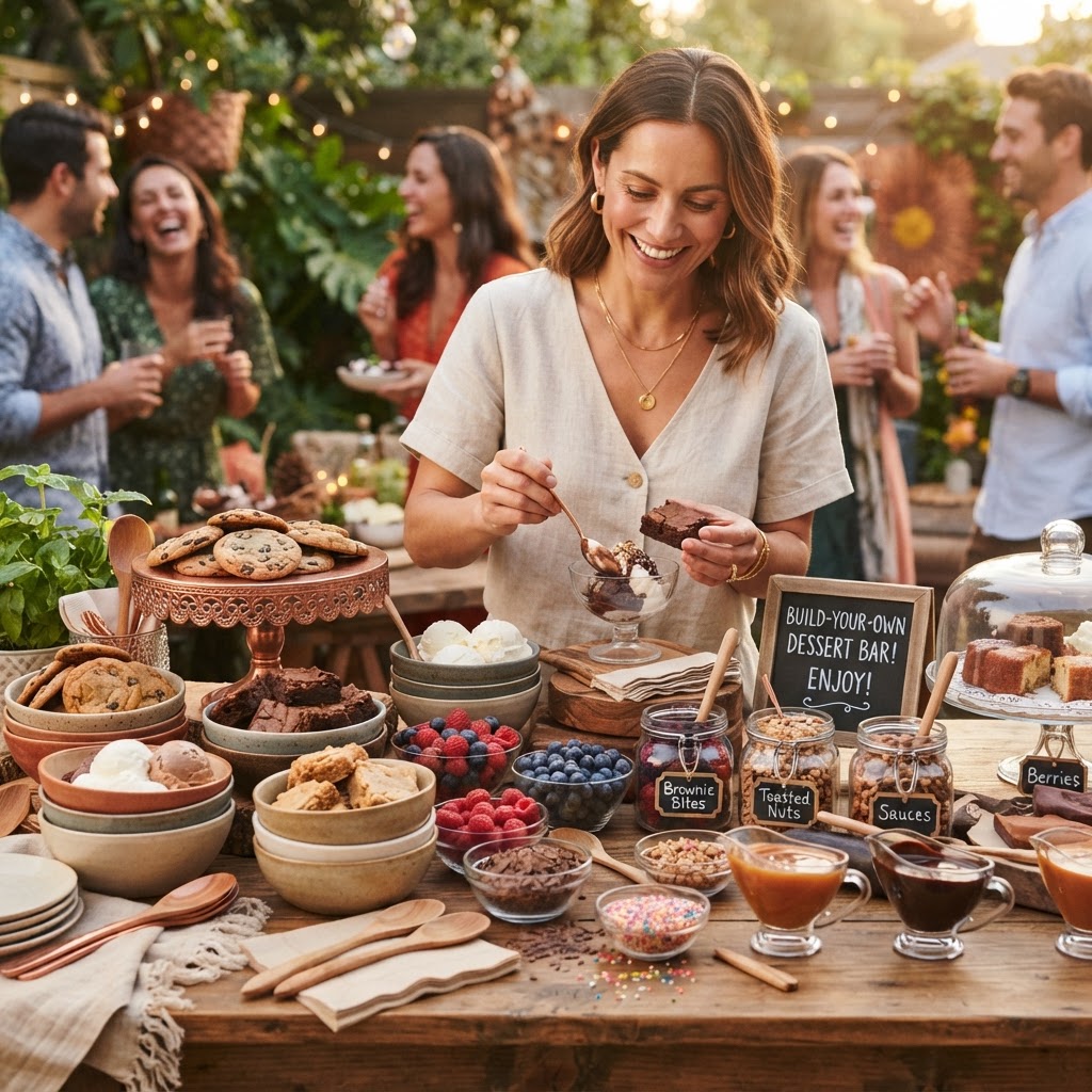The Art of the "Build-Your-Own" Dessert Bar: Scaling Interactive Sweets for Effortless and Memorable Hosting