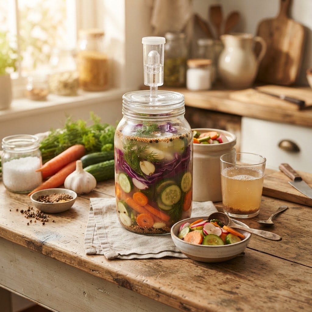 The Healthy Home Cook’s Guide to "Nutrient-Dense Pickling": Using Probiotic-Rich Brines to Enhance Digestion and Flavor