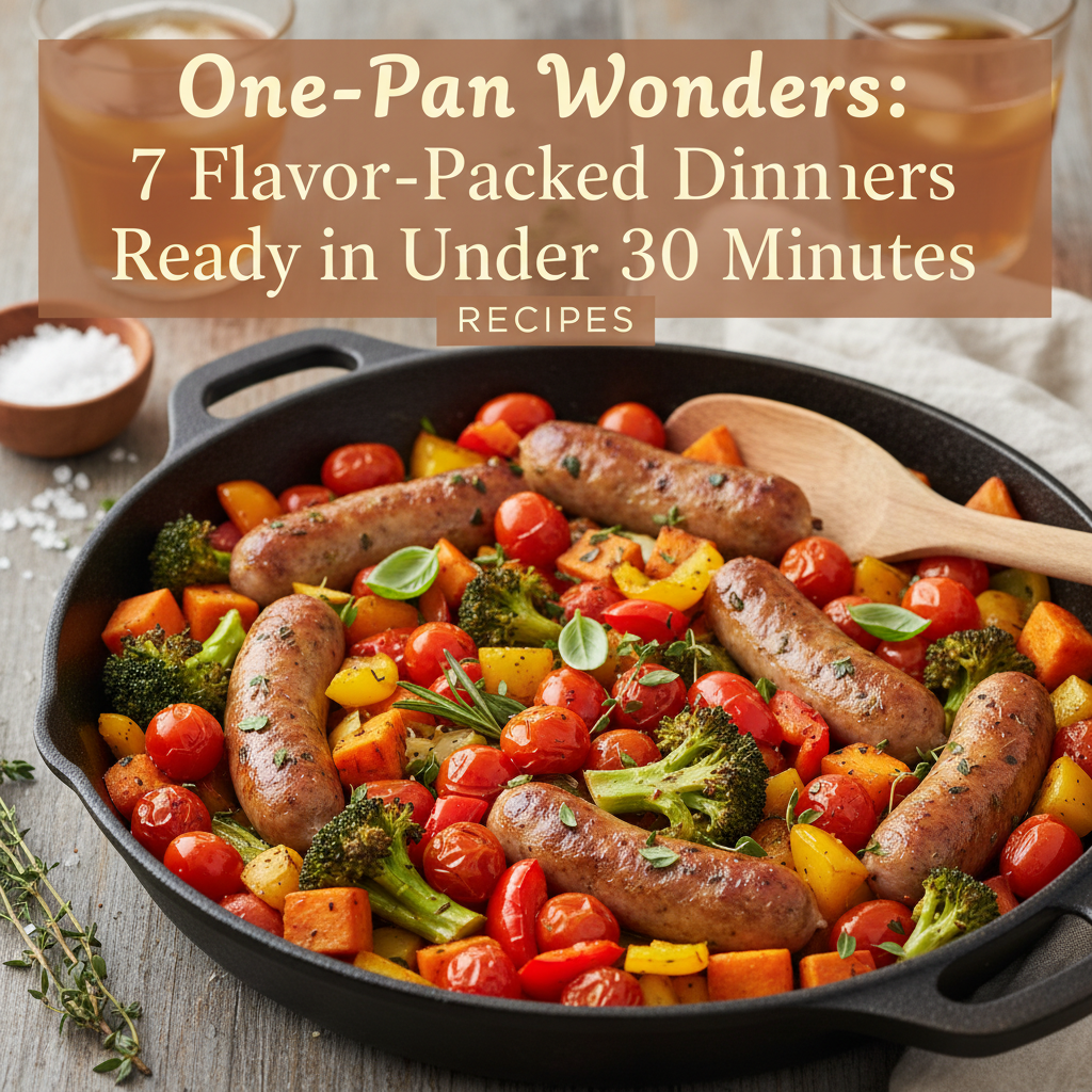 One-Pan Wonders: 7 Flavor-Packed Dinners Ready in Under 30 Minutes