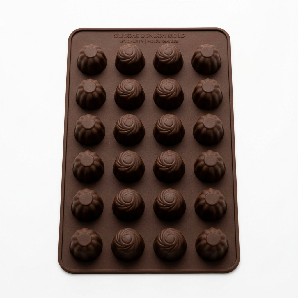 Silicone Chocolate Bonbon Mold 24-cavity