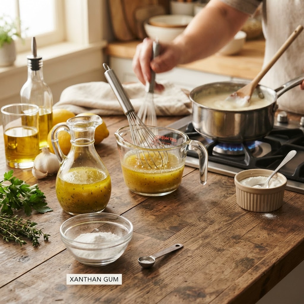 The Home Cook’s Guide to Xanthan Gum: Mastering Stabilizing and Thickening Ratios for Silky, Separation-Free Sauces and Dressings