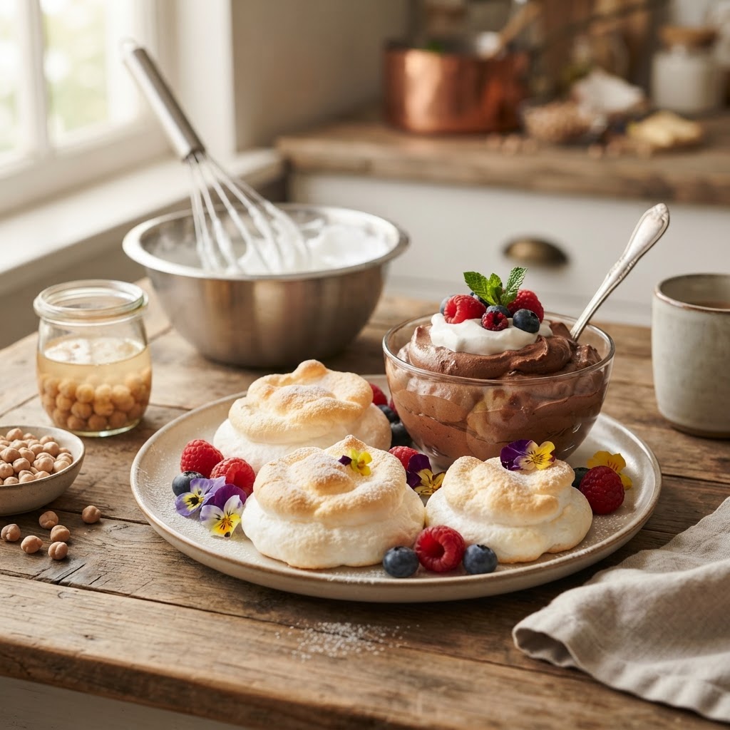 The Healthy Home Cook’s Guide to "Aquafaba Whipping": Mastering Chickpea Protein for Light, Egg-Free Meringues and Mousse