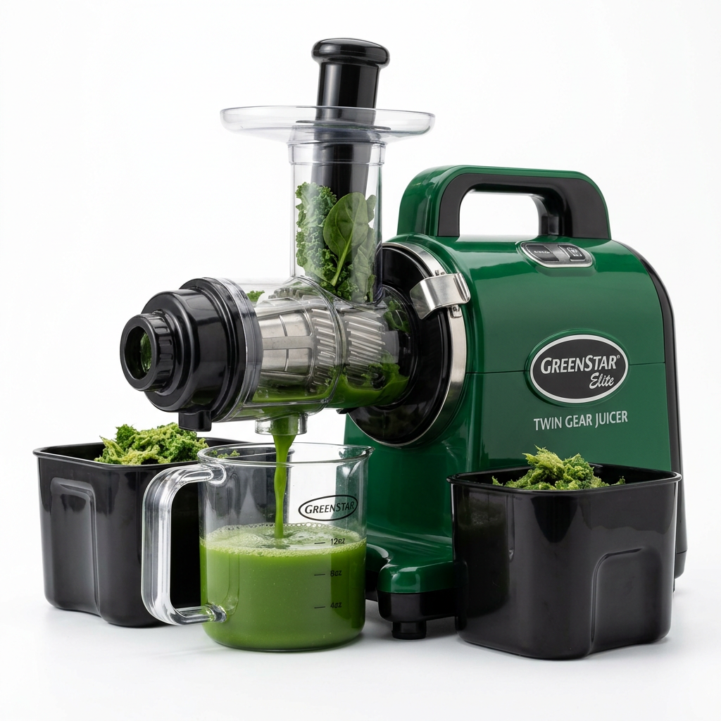 GreenStar Elite Twin Gear Masticating Juicer