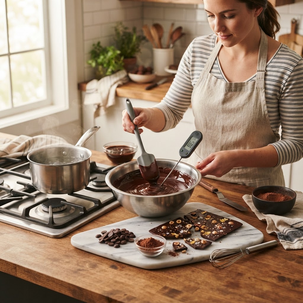 The Home Cook’s Guide to Tempering: Mastering Precise Heat Control for Glossy Chocolates and Stable Custards