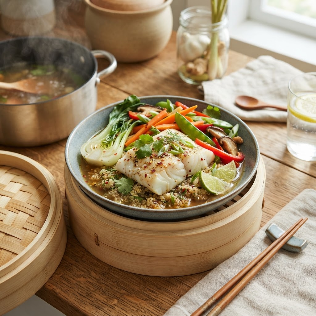The Healthy Home Cook’s Guide to "Flavor-First" Steaming: How to Use Aromatics and Broths to Infuse Maximum Depth into Lean Proteins