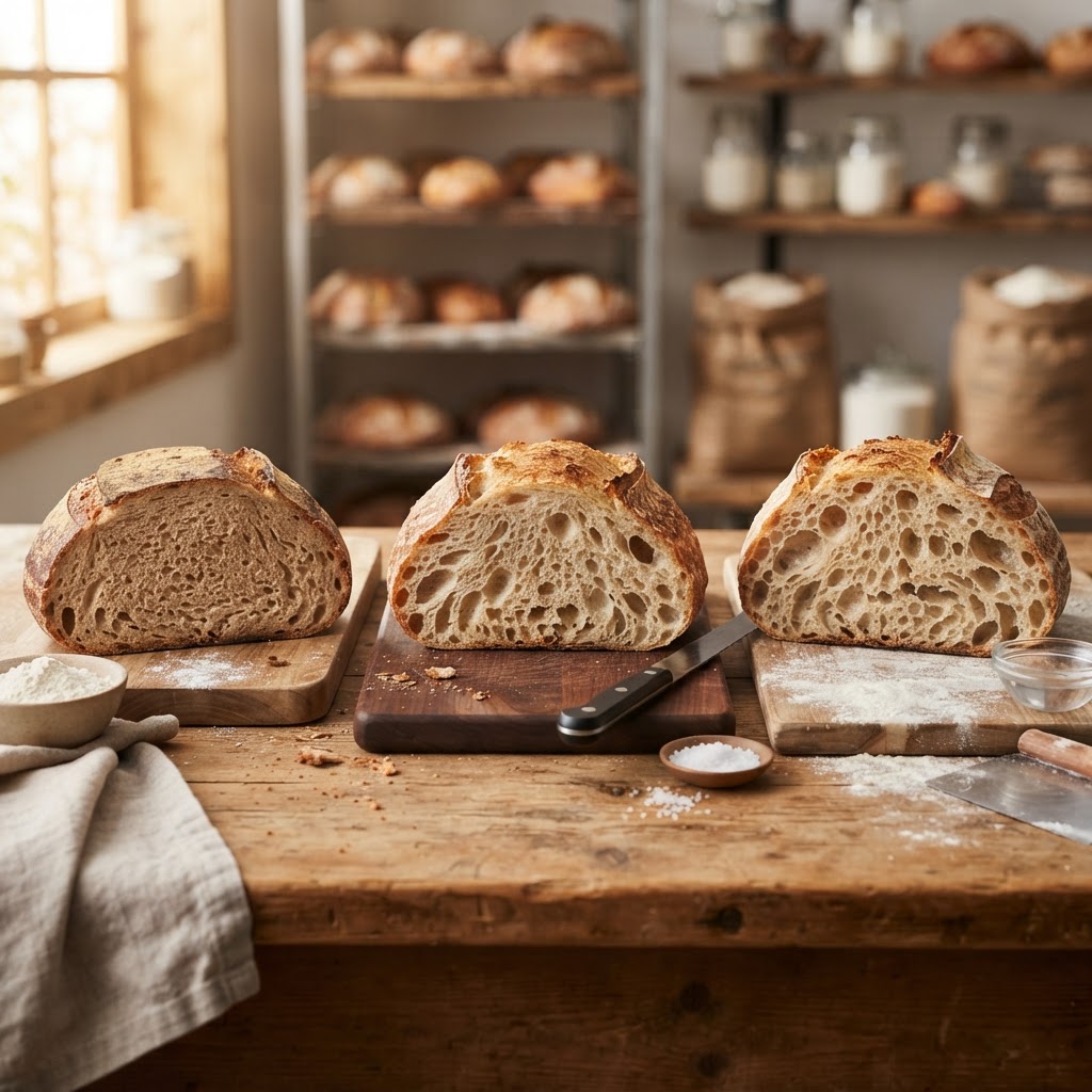 The Baker’s Hydration Guide: How Water Ratios Transform Your Dough’s Crust and Crumb