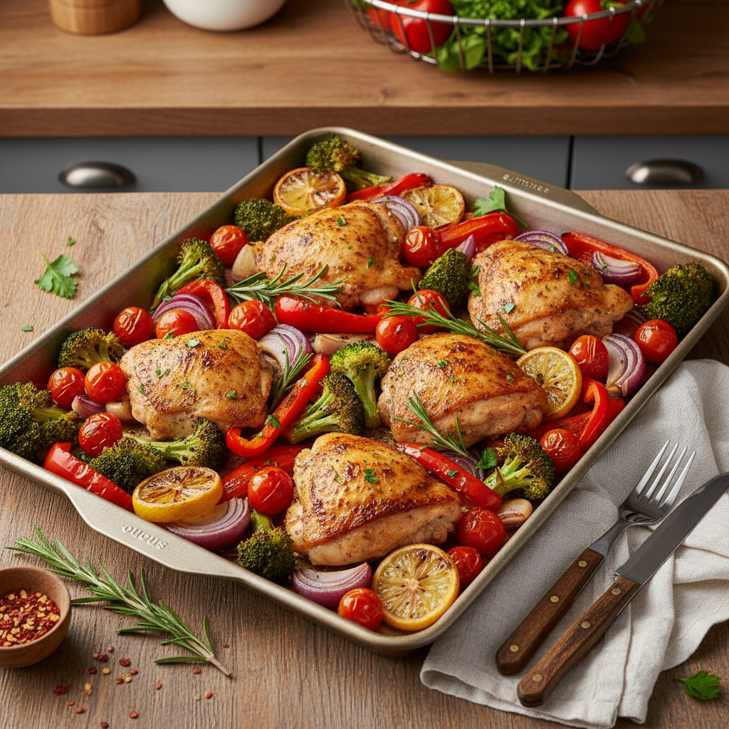 10 Easy and Flavorful Sheet Pan Dinners for Stress-Free Weeknight Cooking