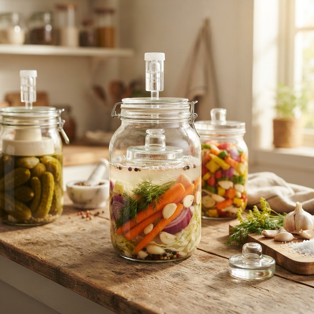 The Home Cook’s Guide to Fermentation Weights: Mastering Submersion Techniques for Perfectly Safe and Crisp Vegetable Pickling