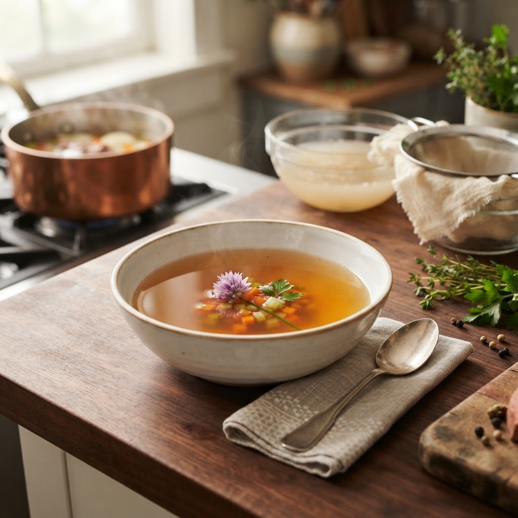 The Home Cook’s Guide to Clarification: Mastering Protein-Coagulation Techniques for Crystal-Clear Consommés and Stocks