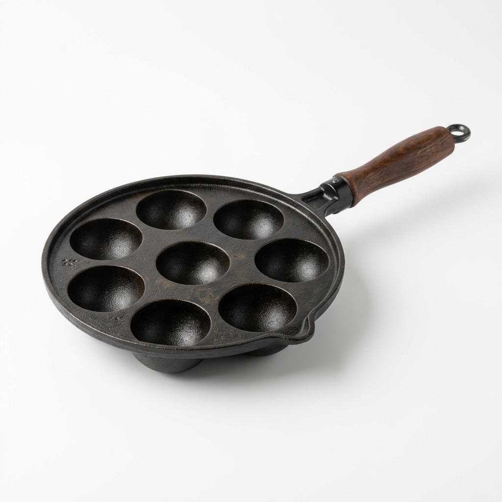Takoyaki Cast Iron Pan 7-hole
