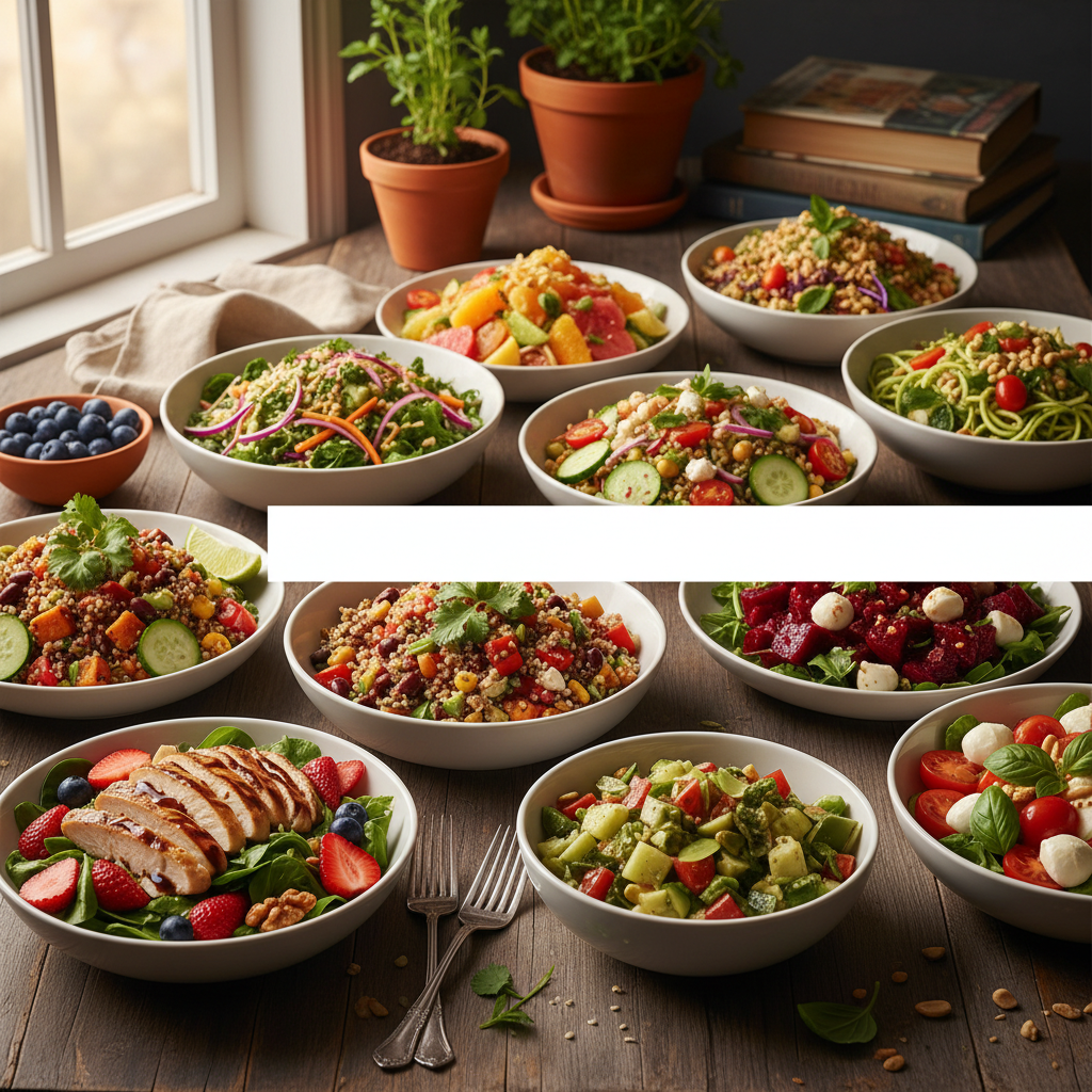 10 Quick and Colorful Salad Recipes for a Nutritious Boost Any Day