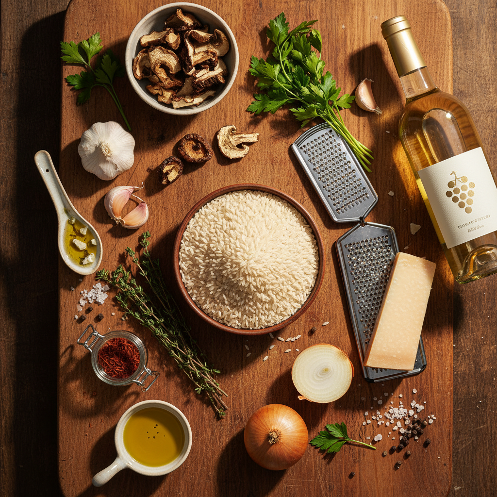 Essential Ingredients for Flavorful Homemade Risotto: A Comprehensive Guide