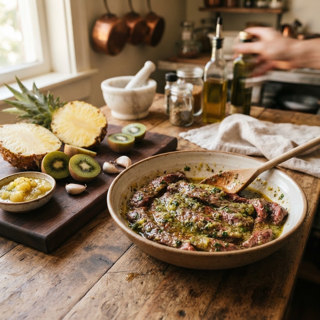 The Home Cook’s Guide to Enzymatic Tenderization: Mastering Fruit-Based Protease Ratios for Perfectly Succulent Meats