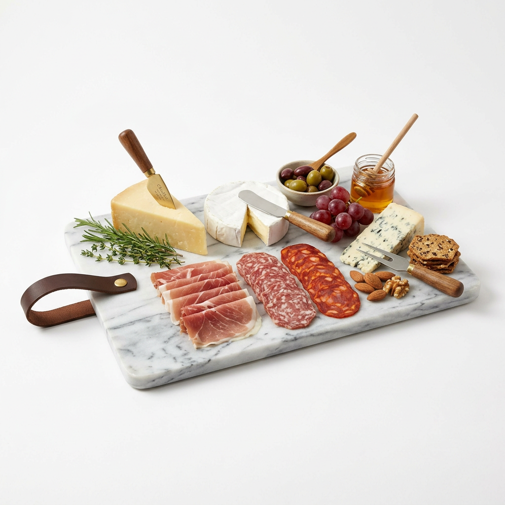 Marble Cheese and Charcuterie Board