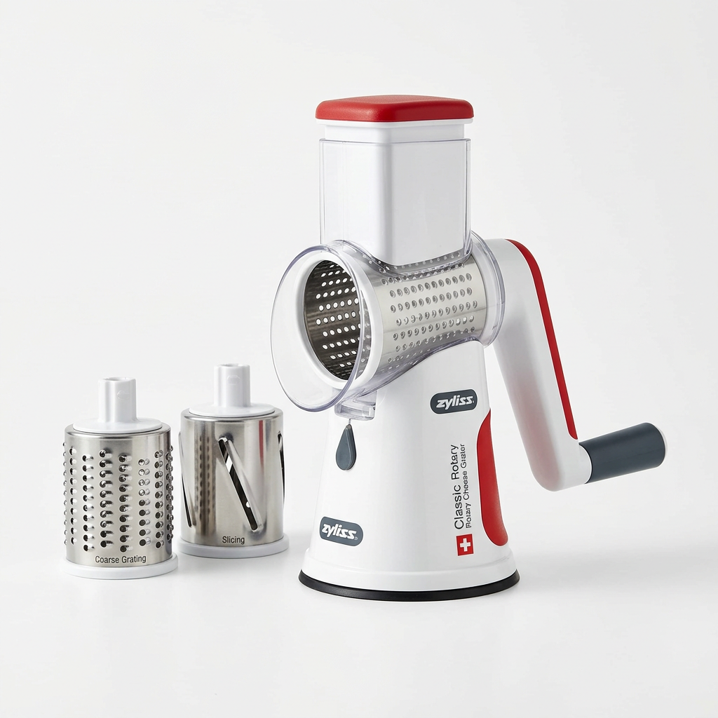Rotary Cheese Grater Zyliss Classic 3-drum