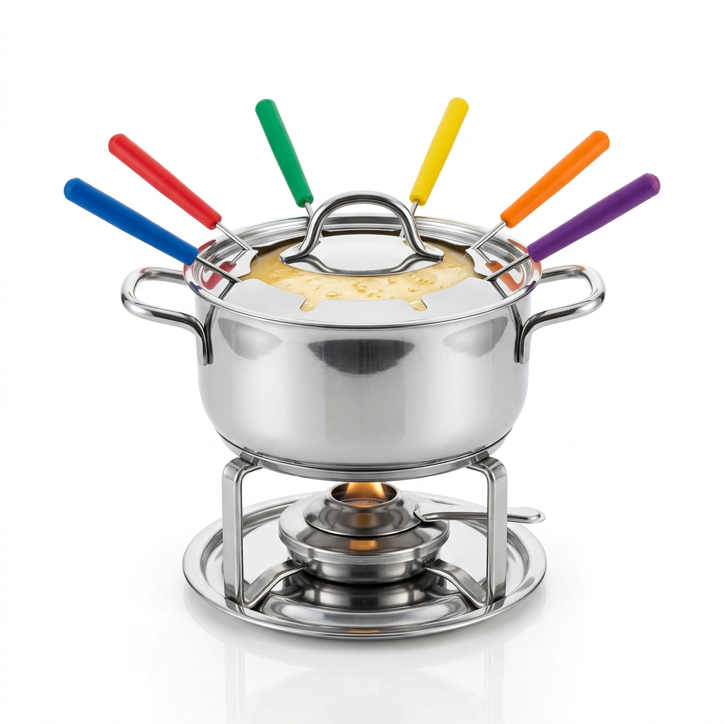 Fondue Set 6-person Stainless Steel