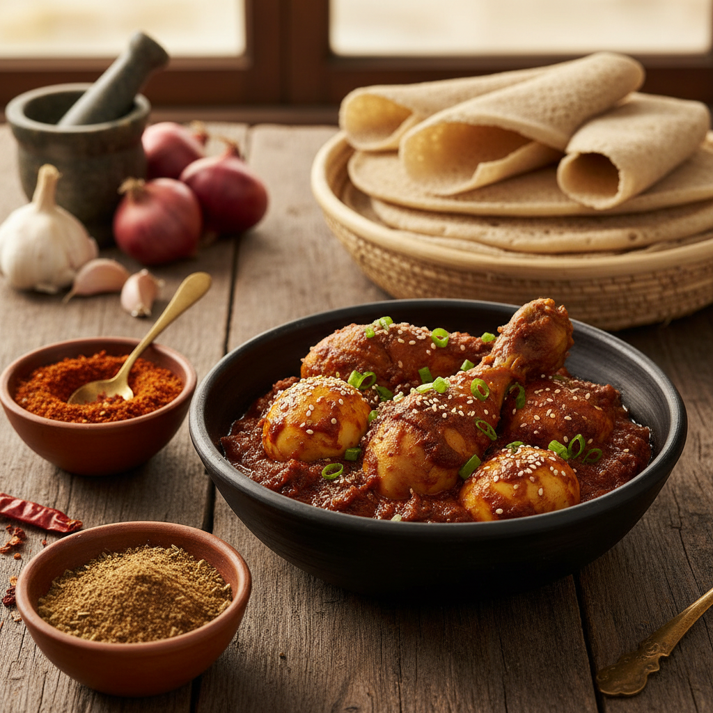 Savoring the Flavors of Ethiopian Cuisine: A Guide to Doro Wat and Traditional Spice Blends