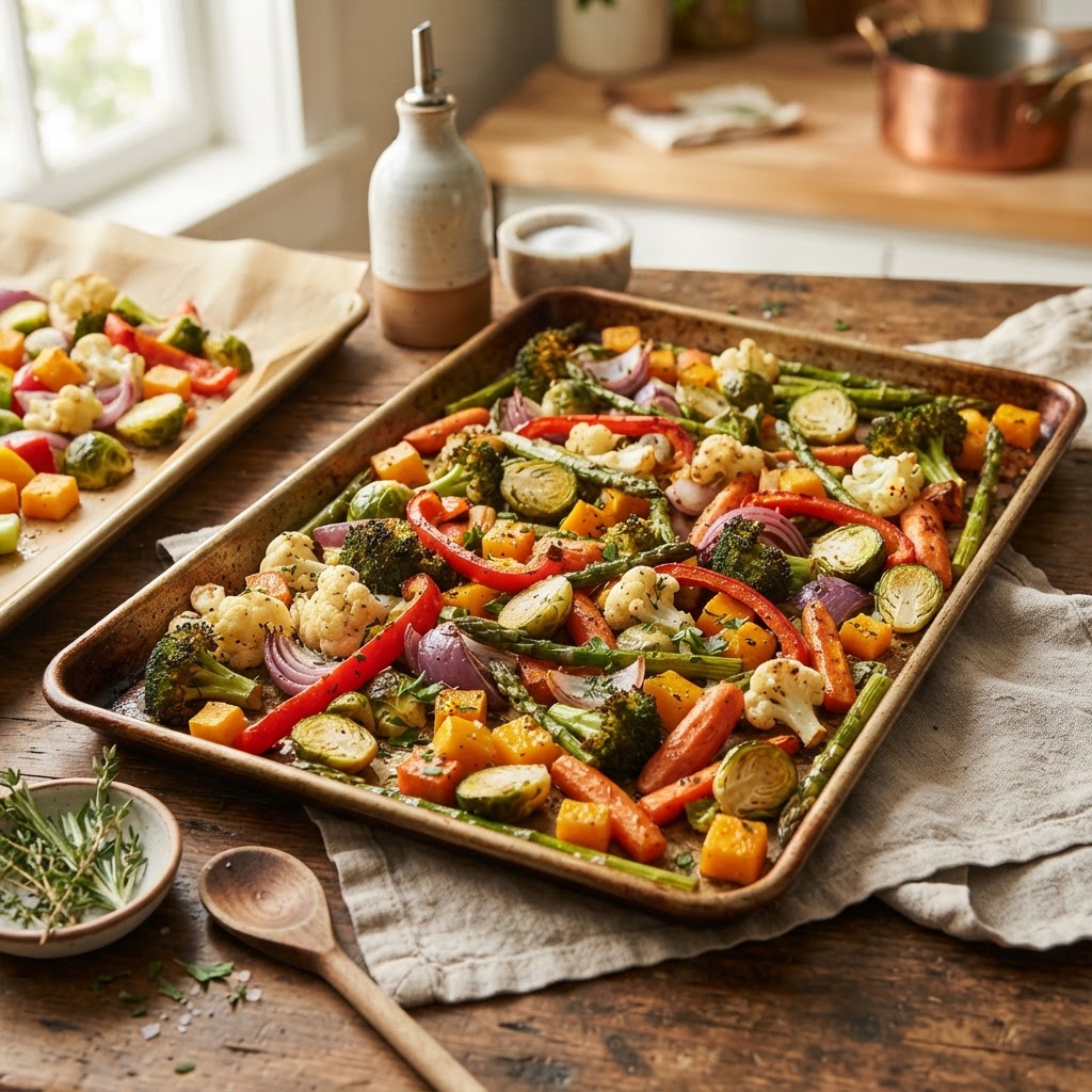 The Healthy Home Cook’s Guide to "Sheet-Pan Batching": Mastering Temperature and Timing for Perfectly Roasted, Oil-Controlled Vegetable Medleys