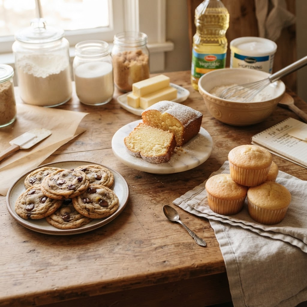 The Baker’s Guide to Fat-to-Flour Ratios: How Butter, Oil, and Shortening Change Your Cookie and Cake Textures