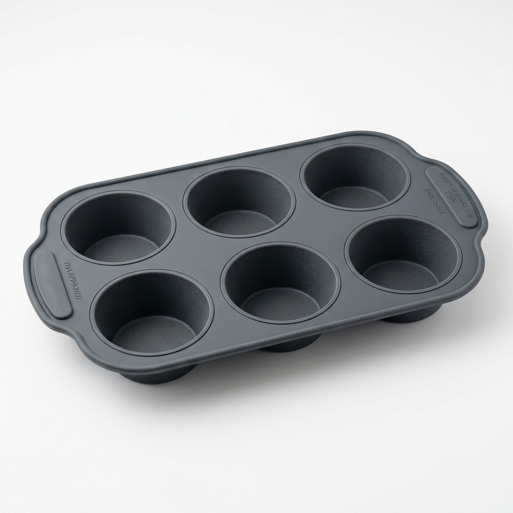 Silicone Muffin Mini Egg Pan 6-cup