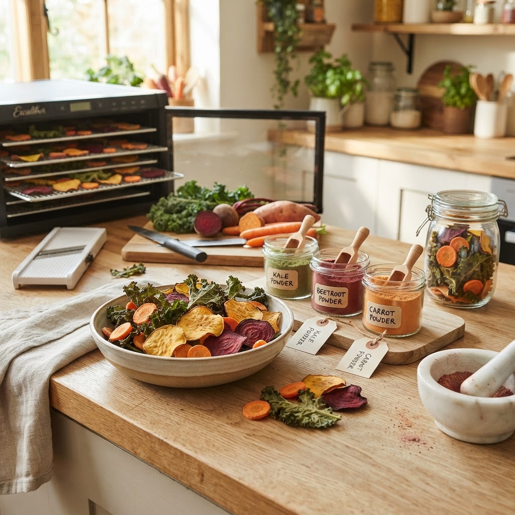 The Healthy Home Cook’s Guide to "Controlled Dehydration": Mastering Low-Temperature Drying for Nutrient-Dense Vegetable Chips and Powders