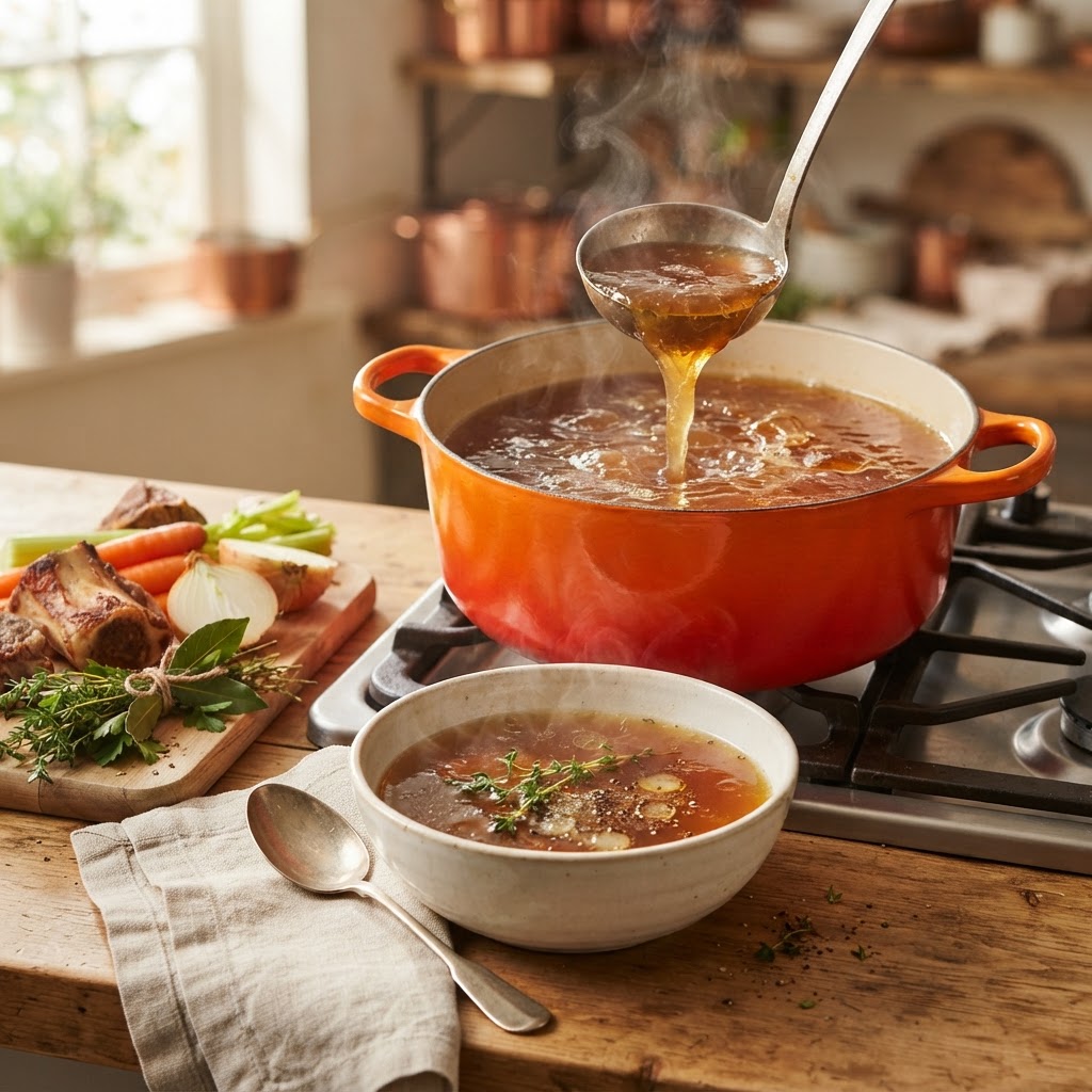 The Home Cook’s Guide to Gelatinous Stocks: Mastering Collagen Extraction for Restaurant-Quality Mouthfeel in Soups and Sauces