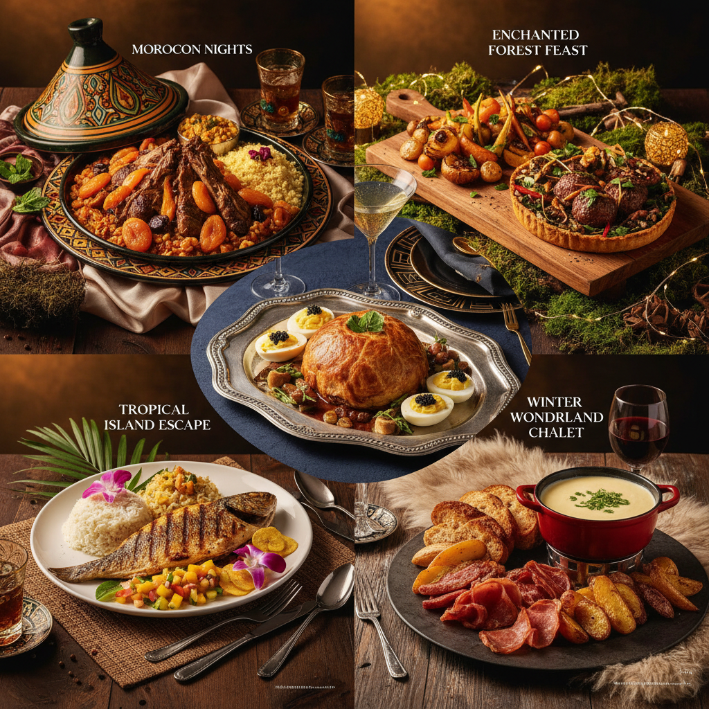 Crafting a Stunning Themed Dinner Party: 5 Unique Menus That Will Impress Your Guests