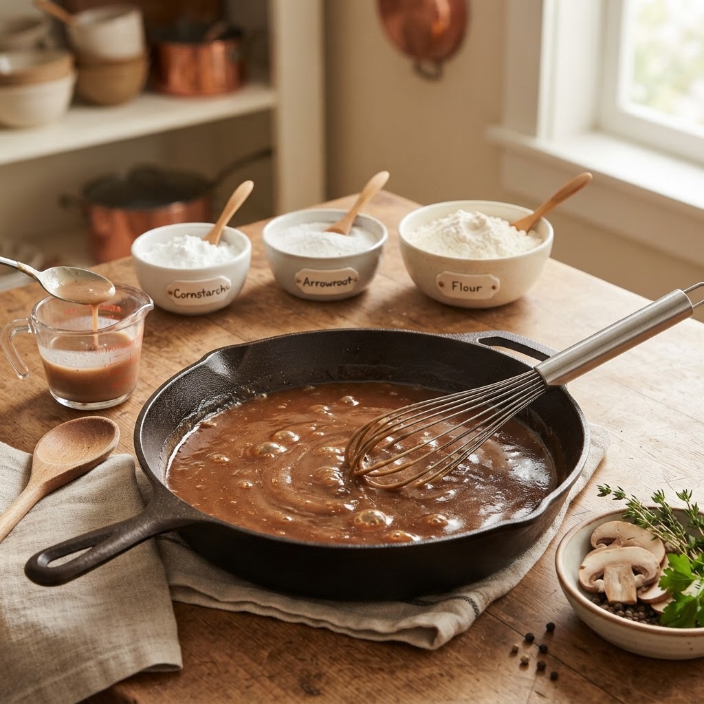 The Home Cook’s Guide to Thickeners: How to Choose and Use Starches for Perfectly Textured Sauces and Gravies