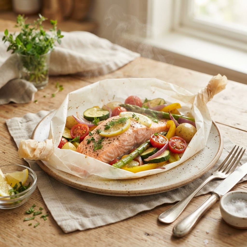 The Healthy Home Cook’s Guide to "Steaming-in-Parchment": Mastering En Papillote Techniques for Perfectly Moist, Oil-Free Protein and Vegetables