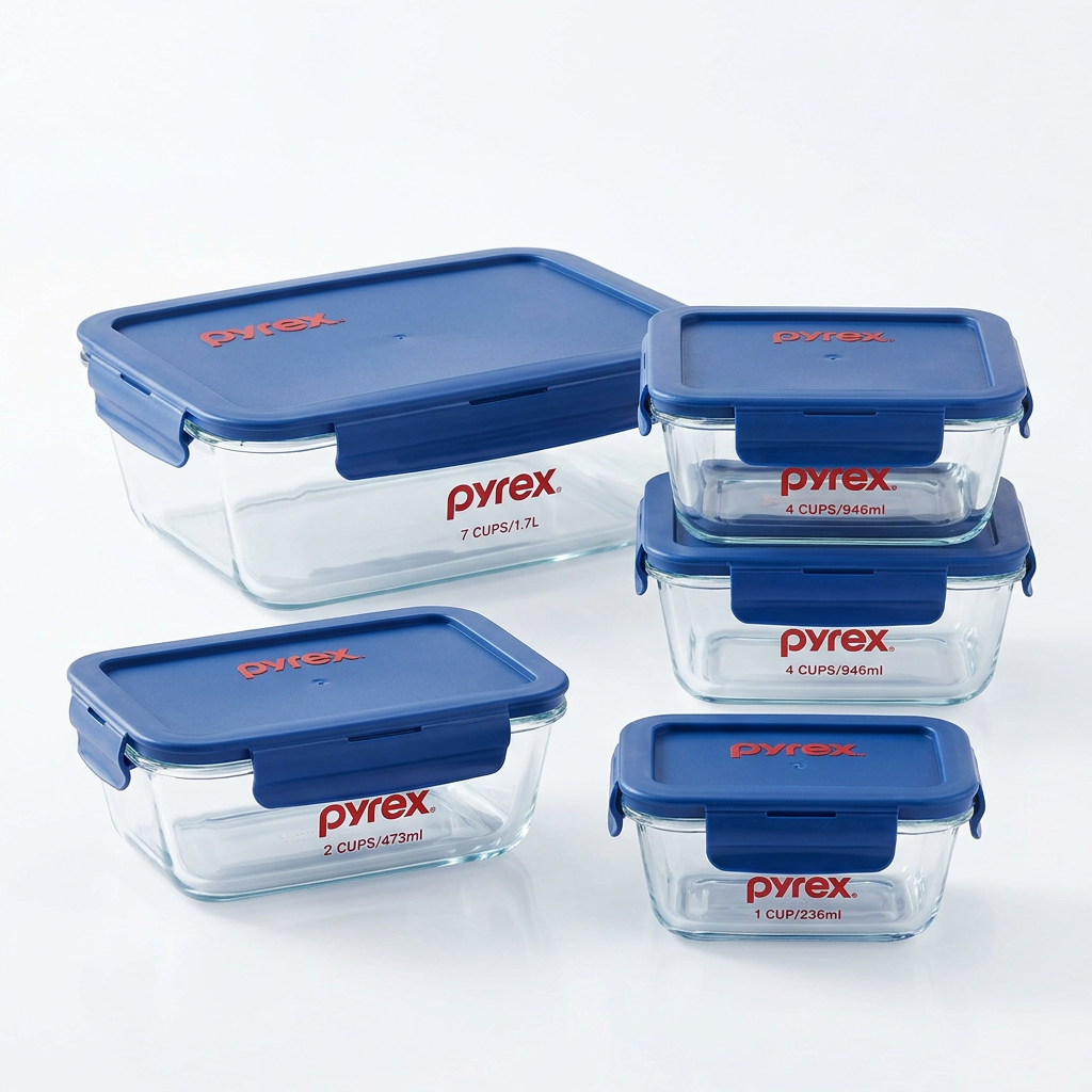 Pyrex 8-Piece Glass Storage Set