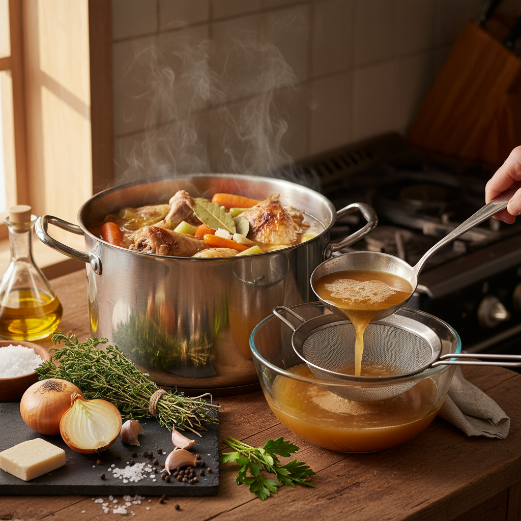 Essential Techniques for Crafting Flavorful Homemade Stocks: A Beginner's Guide