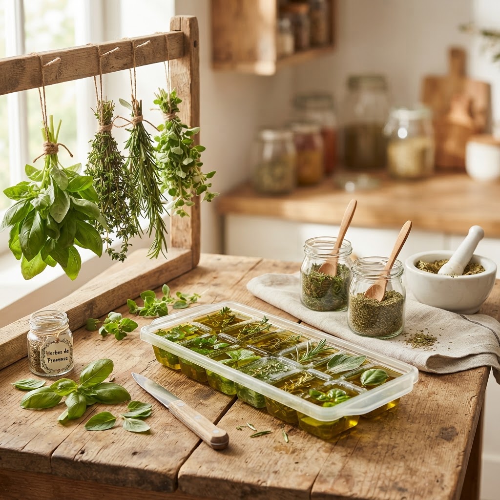 The Home Cook’s Guide to Fresh Herb Preservation: Mastering Oil-Freezing and Drying Techniques for Seasonal Flavor All Year